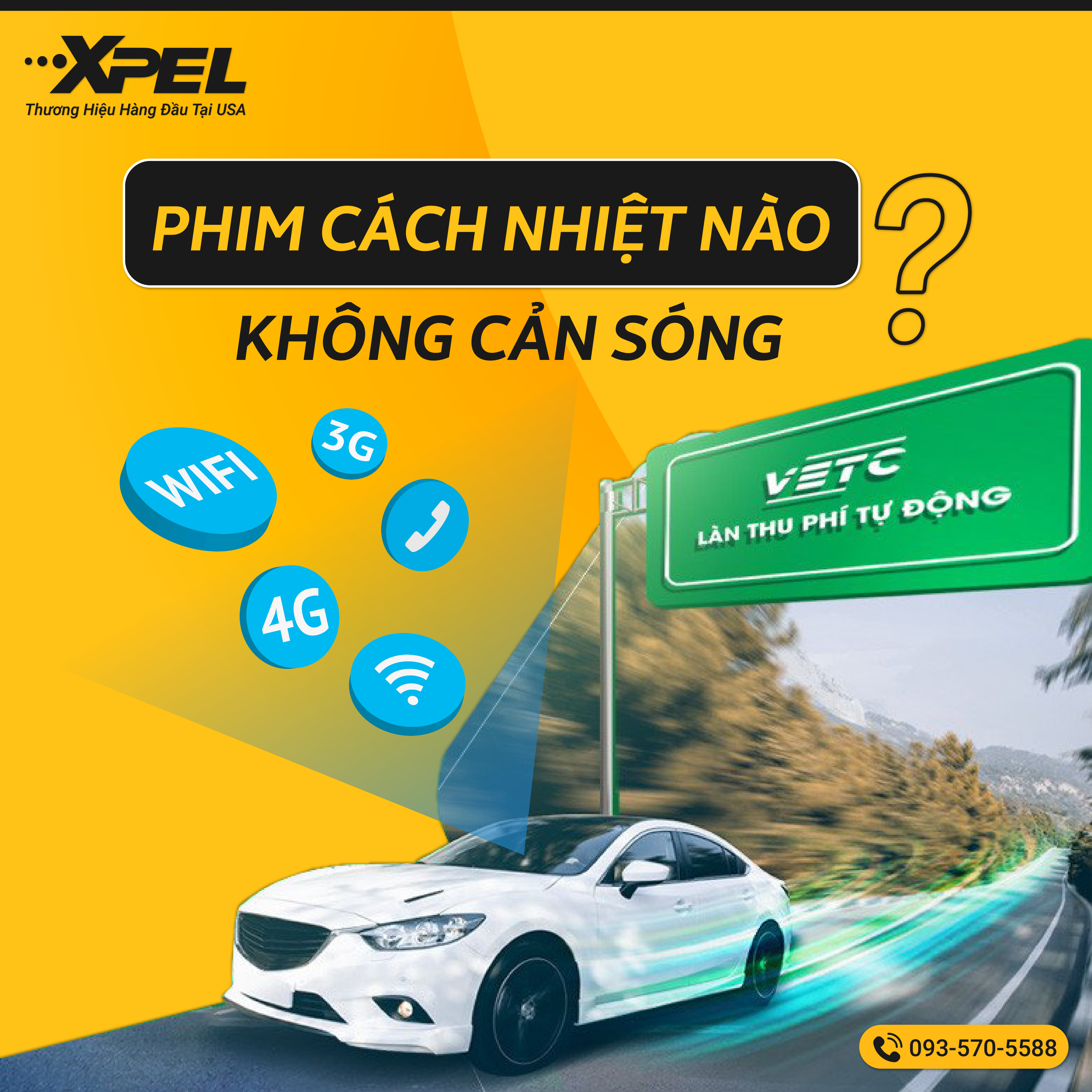 Phim cách nhiệt nào không cản sóng VETC?